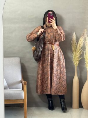 پیراهن کلوش پاییزی فریال‌