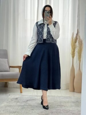 ست ثریا سرمه ای